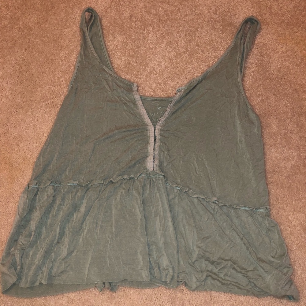 Peplum tank top